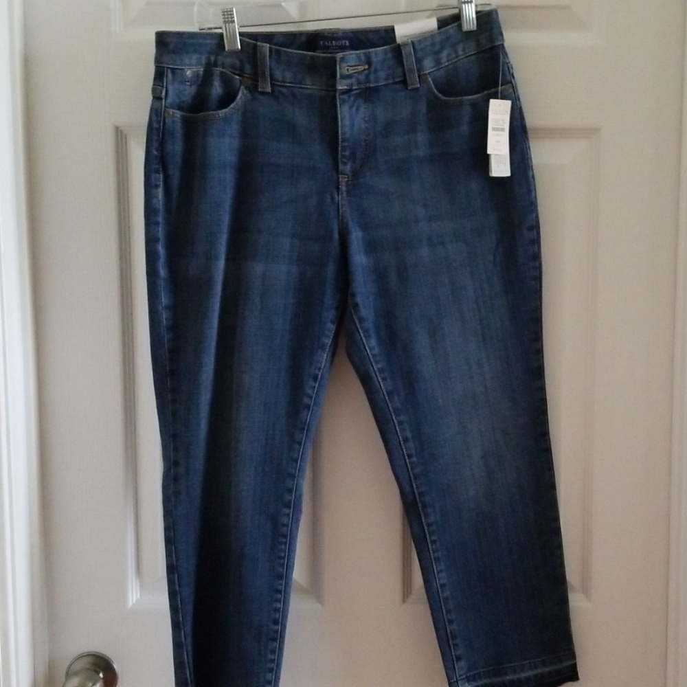 Talbots 10P Curvy Crop Jeans